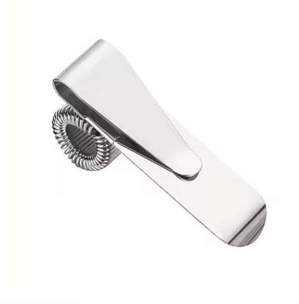 Porte stylo métal argenté
